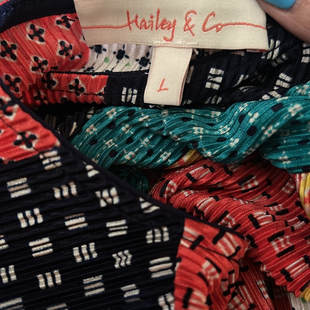 Boutique Multicolor Patchwork Ruffle Babydoll Dre… - image 4